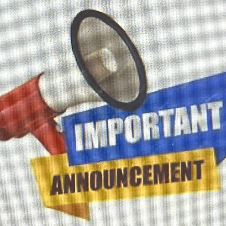 important announcement 