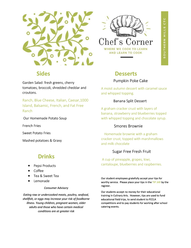 Chef's Corner