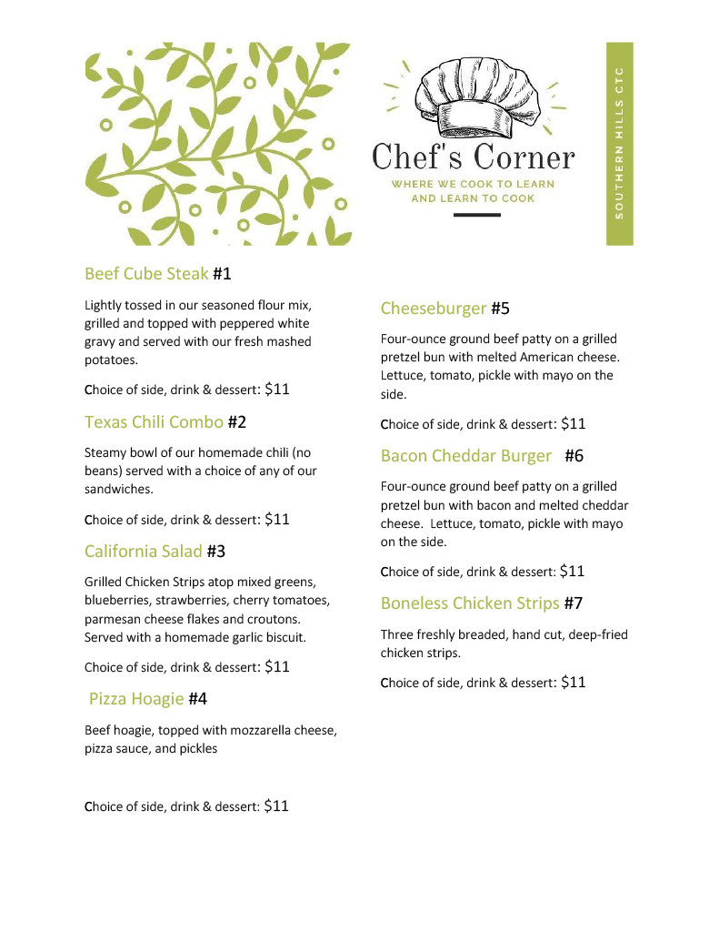 Chef's Corner
