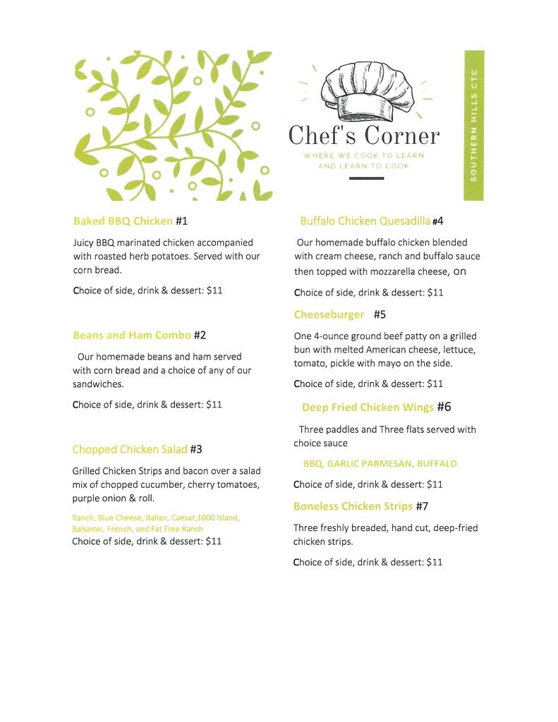 Chef's Corner