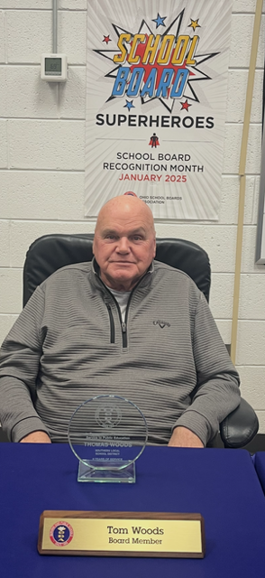 In Recognition of Exemplary Service to Public Education-Thomas Woods