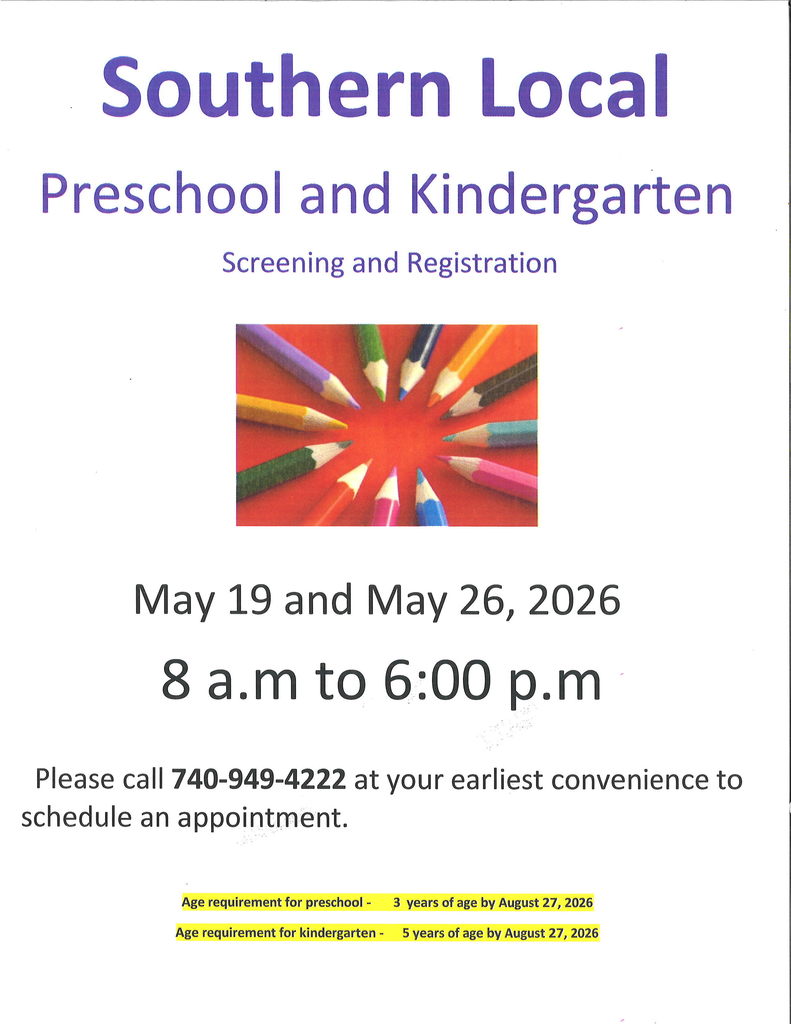 preschool and K registration