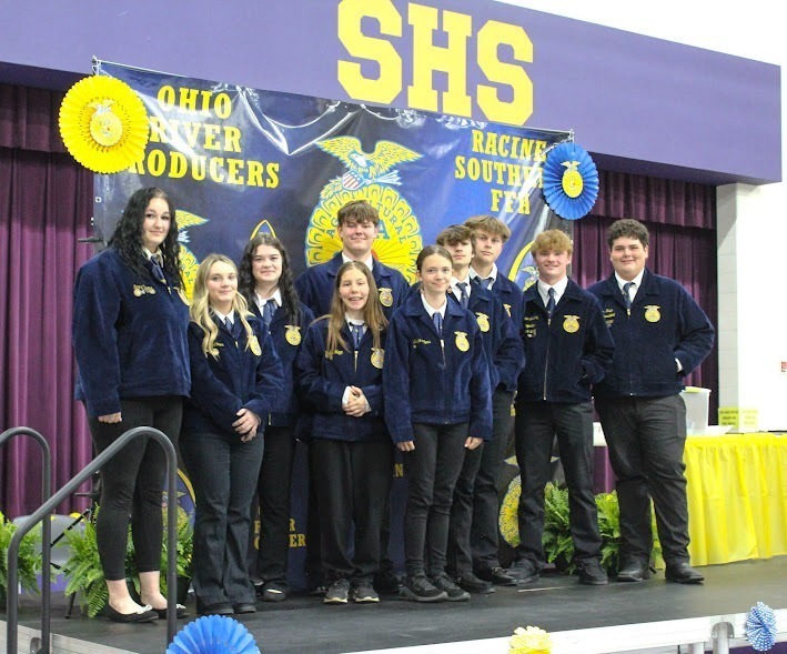 FFA members who earned their Chapter Degree
