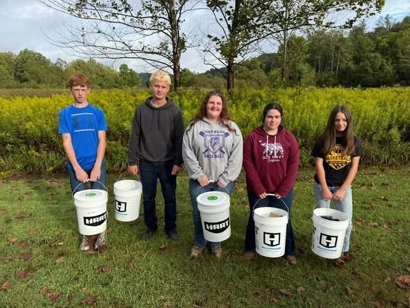 From left to right our Urban team is Marcy Evans, John Turley, Jaydyn Harmon, Breelyn Sayre, and Christian Stobart.