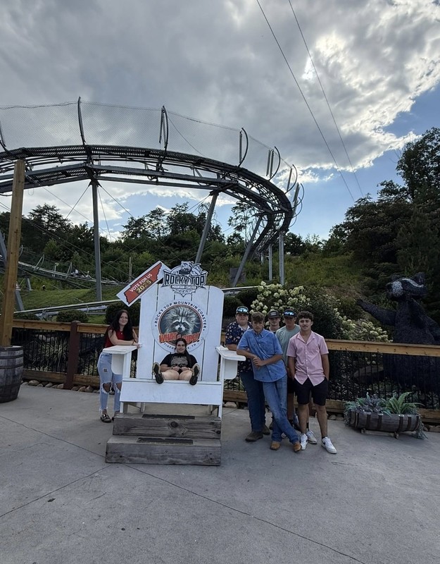 On the third day of Officer Retreat we got to go to the Rocky Top Mountain Coaster.