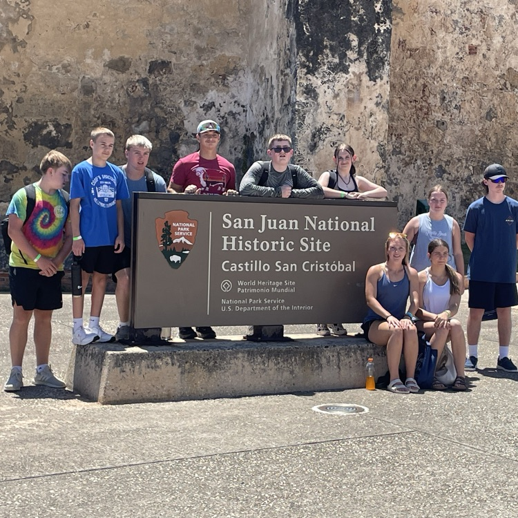pic of group at El Morro