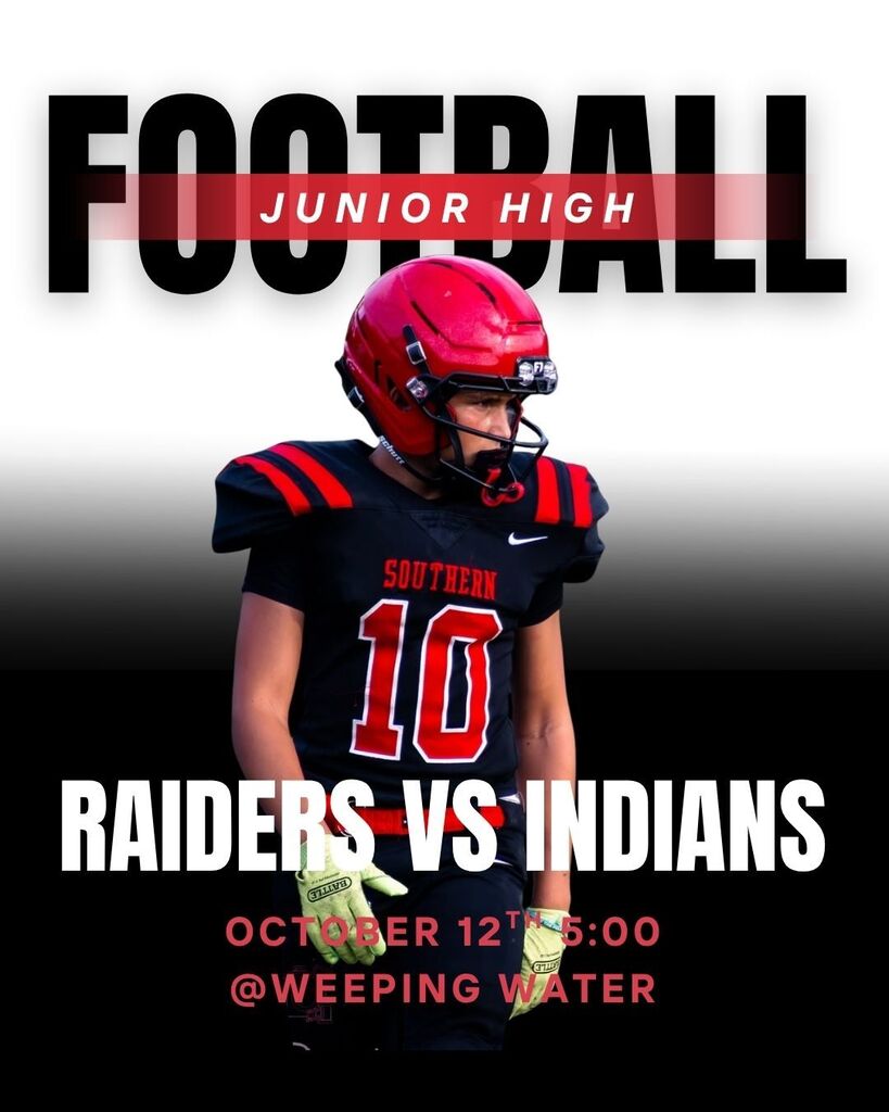 Good luck, Raider Nation! 🏈❤️🖤 Show your Raider pride in red and black, play hard, and make our school proud!