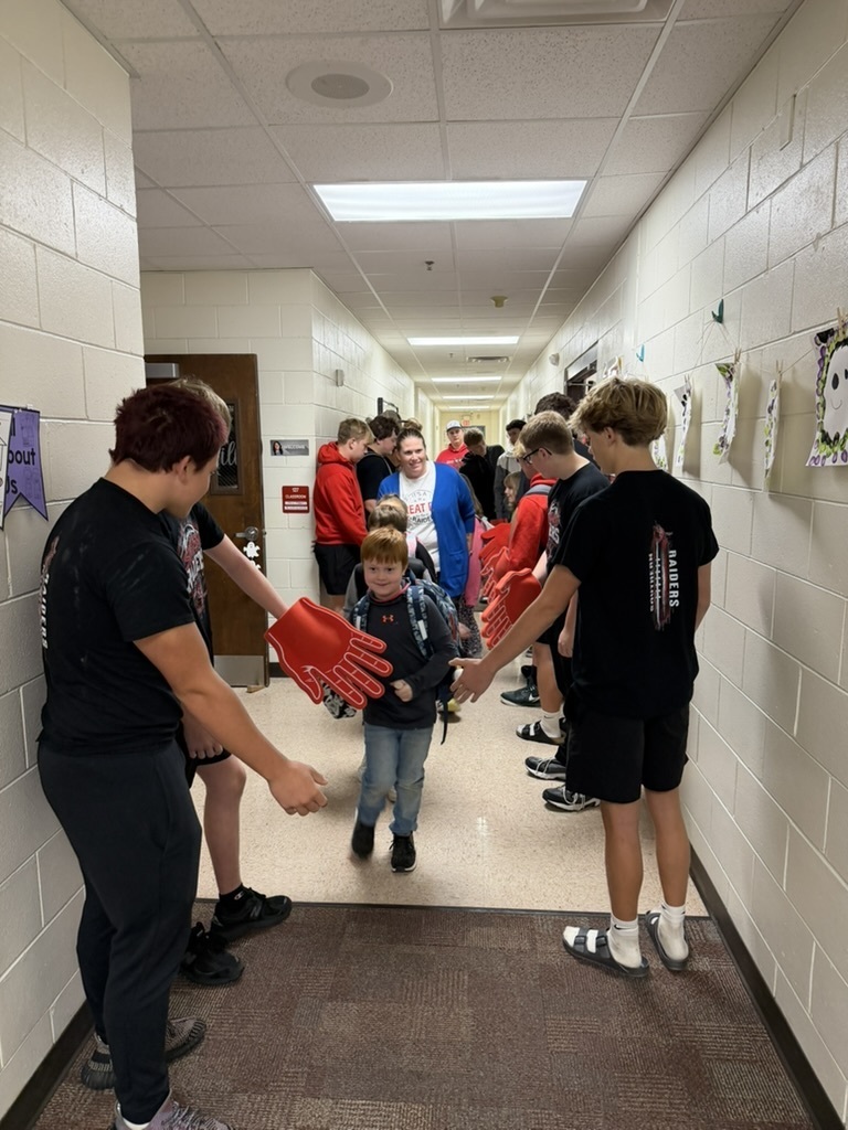 The Southern High School football team greeted elementary students to start their day off on a fun note for Welcome Wednesday.