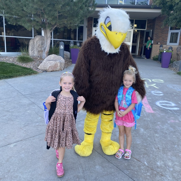 kids with Mr. Eagle