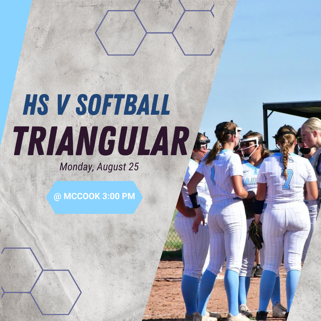 HS V Softball Triangular at McCook (3:00 pm)
