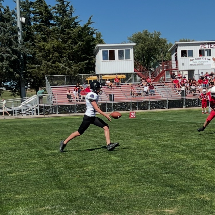 Big punt from Thiessen 