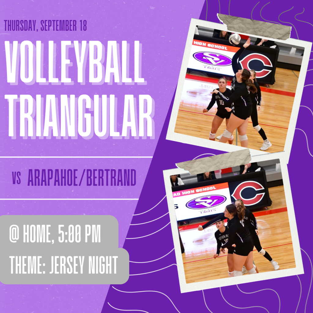 HS Volleyball Tri @ SV (Arapahoe/Bertrand) (5:00 pm)