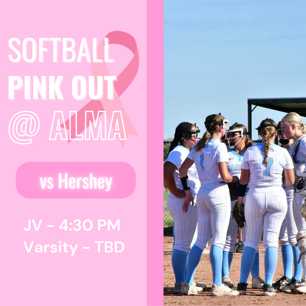 HS JV/V Softball vs. Hershey @ Alma (4:30 pm)
