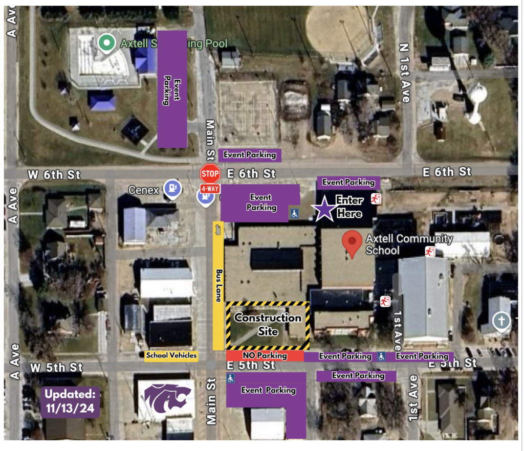 Axtell parking