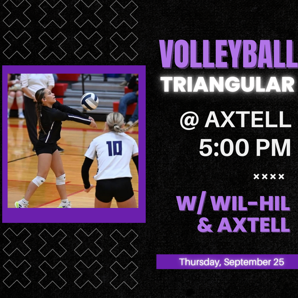 HS Volleyball Tri @ Axtell (SV/Wil-Hil) (5:00 pm)