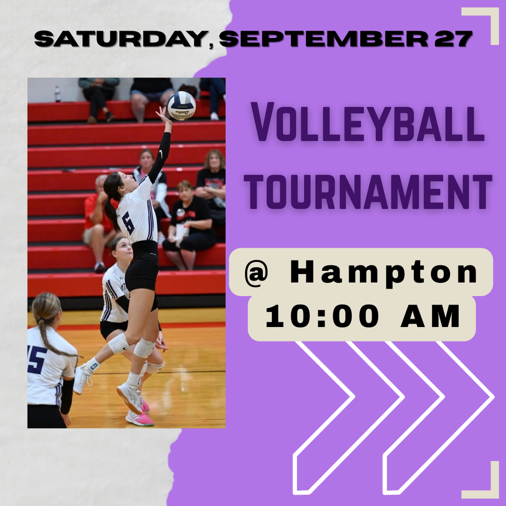 HS Volleyball @ Hampton Tournament (10:00 am)