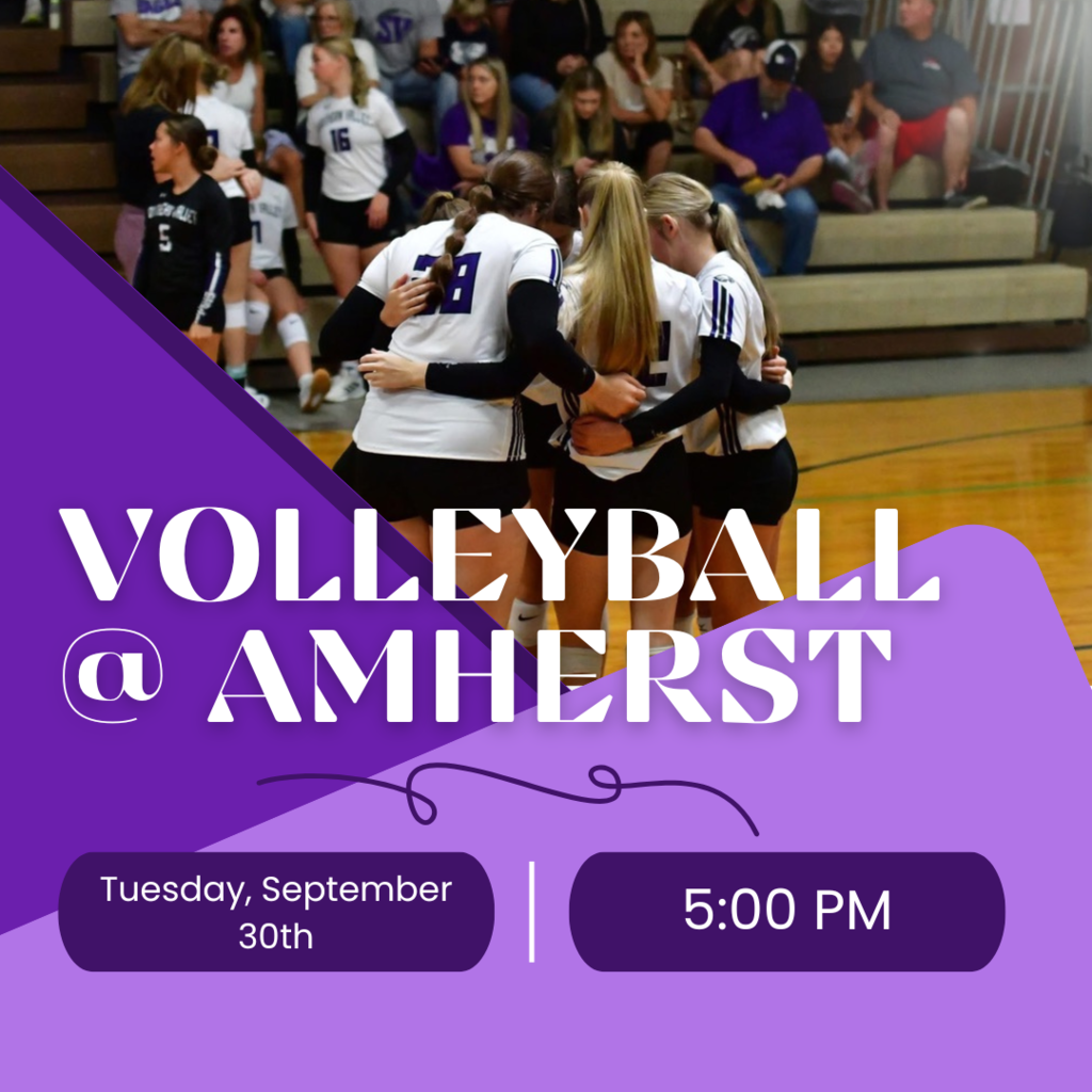 HS Volleyball @ Amherst (5:00 pm)