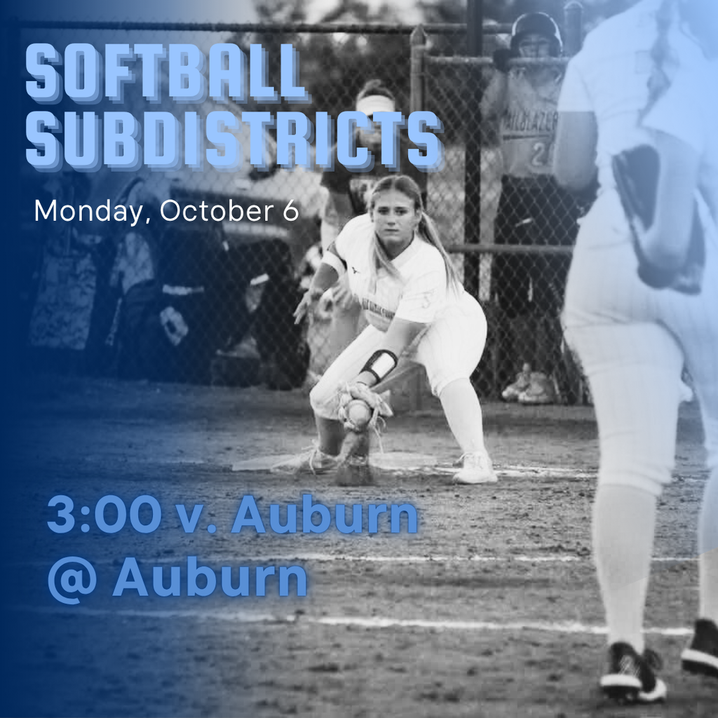 NSAA Softball Subdistricts @ Auburn (SVA vs Auburn, 3:00 pm)