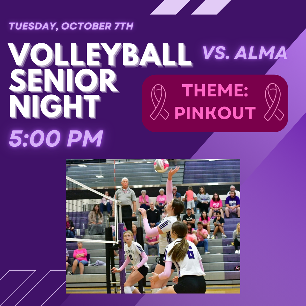 HS Volleyball vs. Alma (5:00 pm)