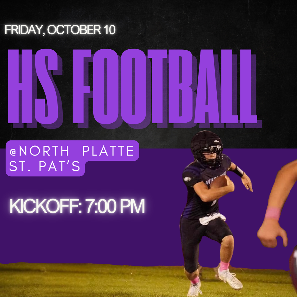 HS Football @ NP St. Pat's (7:00 pm)