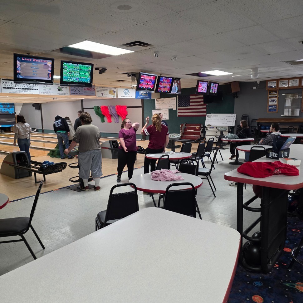 Unified bowlers practicing.