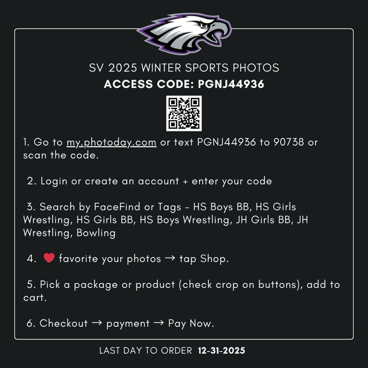 winter sports photo order form