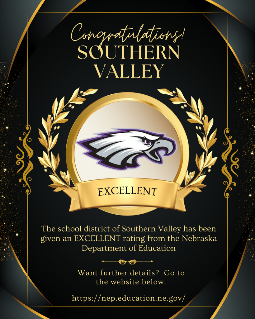 Congrats to SV on being an excellent school. Go to https://nep.education.ne.gov/ for more details.
