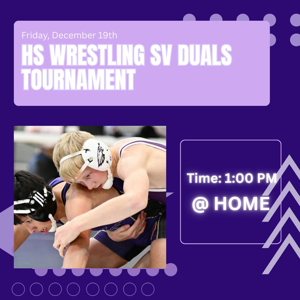 HS Wrestling SV Duals Tournament (1:00 pm)