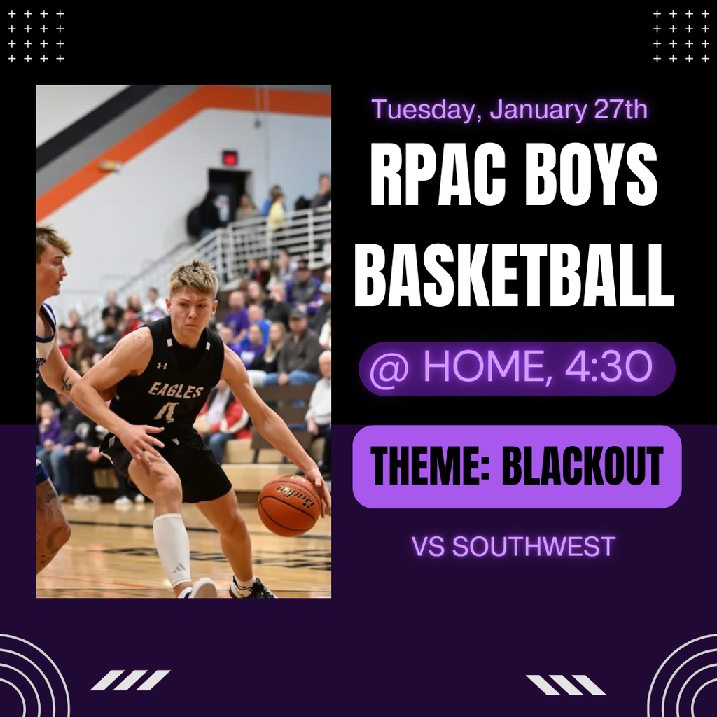 RPAC Boys BB Tournament @ Southern Valley (SV vs Southwest, 4:30 pm)