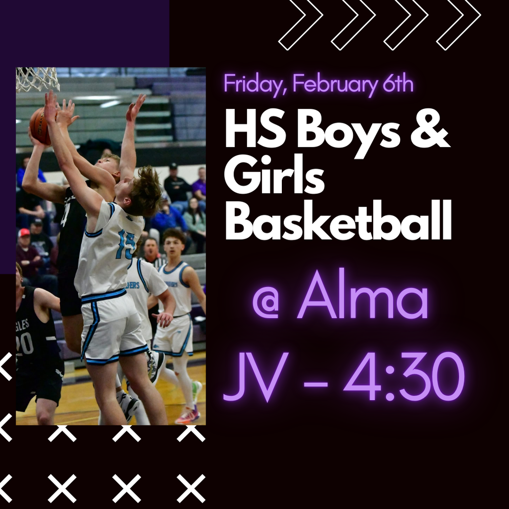 HS Basketball @ Alma (4:30 pm)