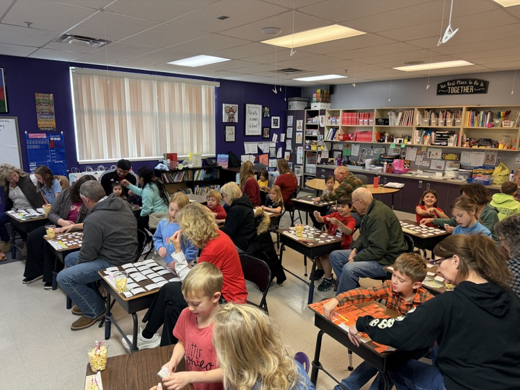 grandparents and games with first grade
