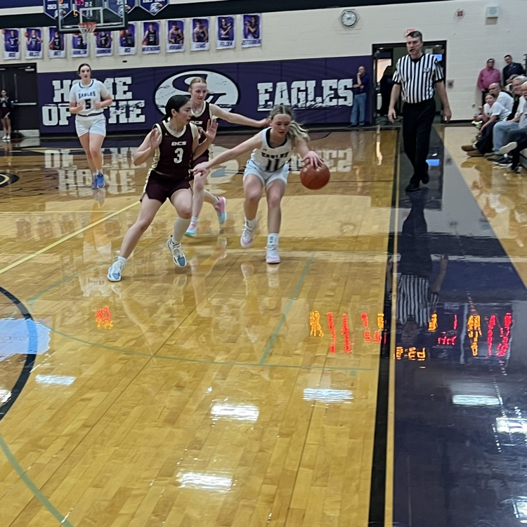 Natalee dribbling against a DCS opponent