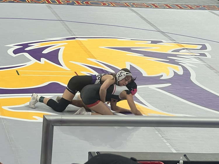 Cali with the quick takedown  