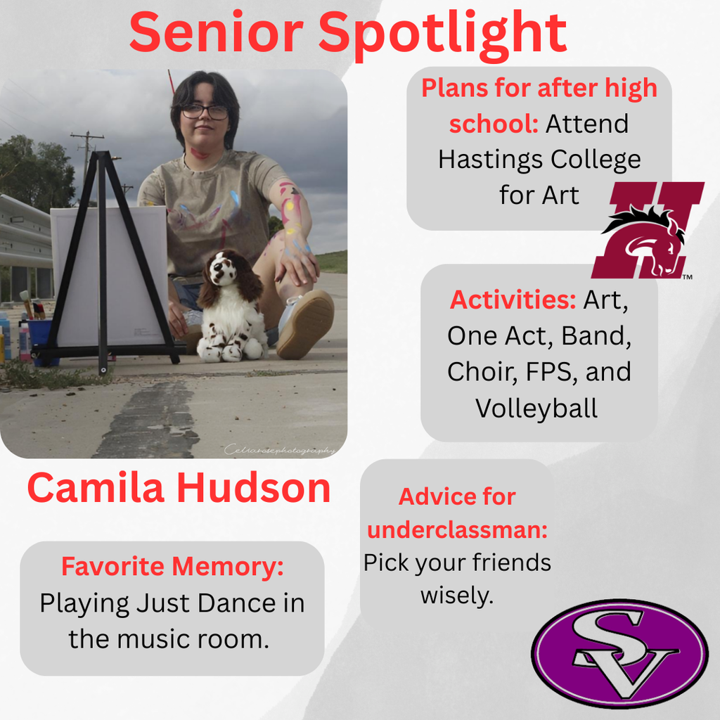 Camila Hudson senior spotlight profile for the class of 2026.