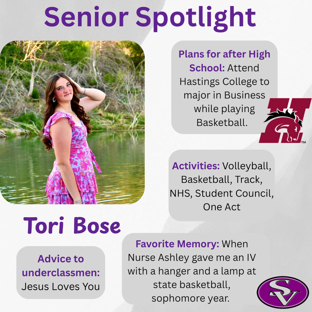 Tori Bose class of 2026 profile