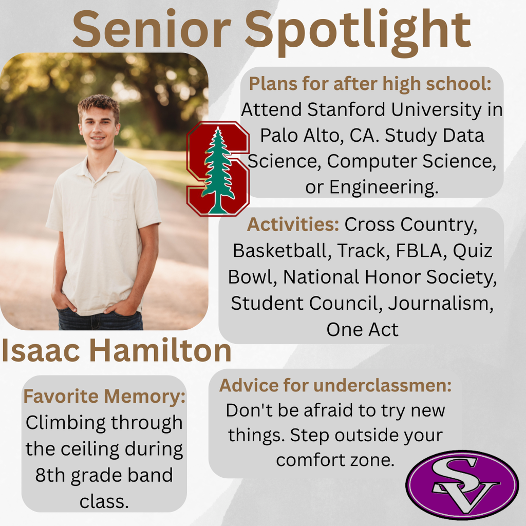 Isaac Hamilton senior profile