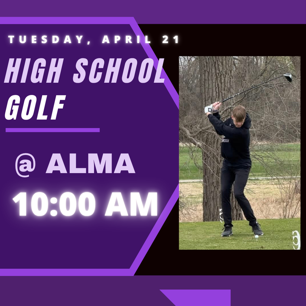 HS Golf @ Alma (10:00 am)