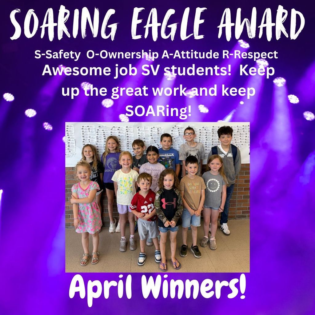 SOAR eagle April Winners