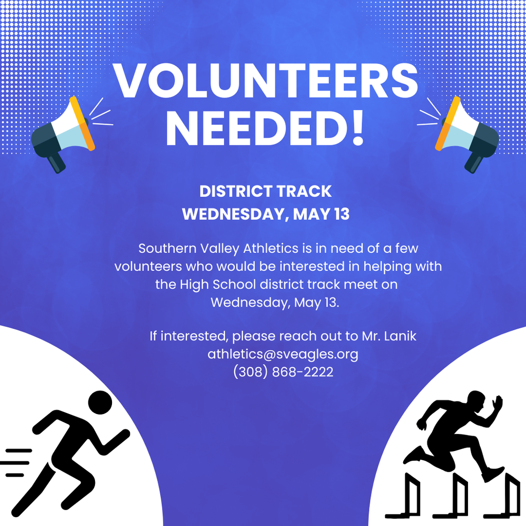 Volunteers needed for district track meet