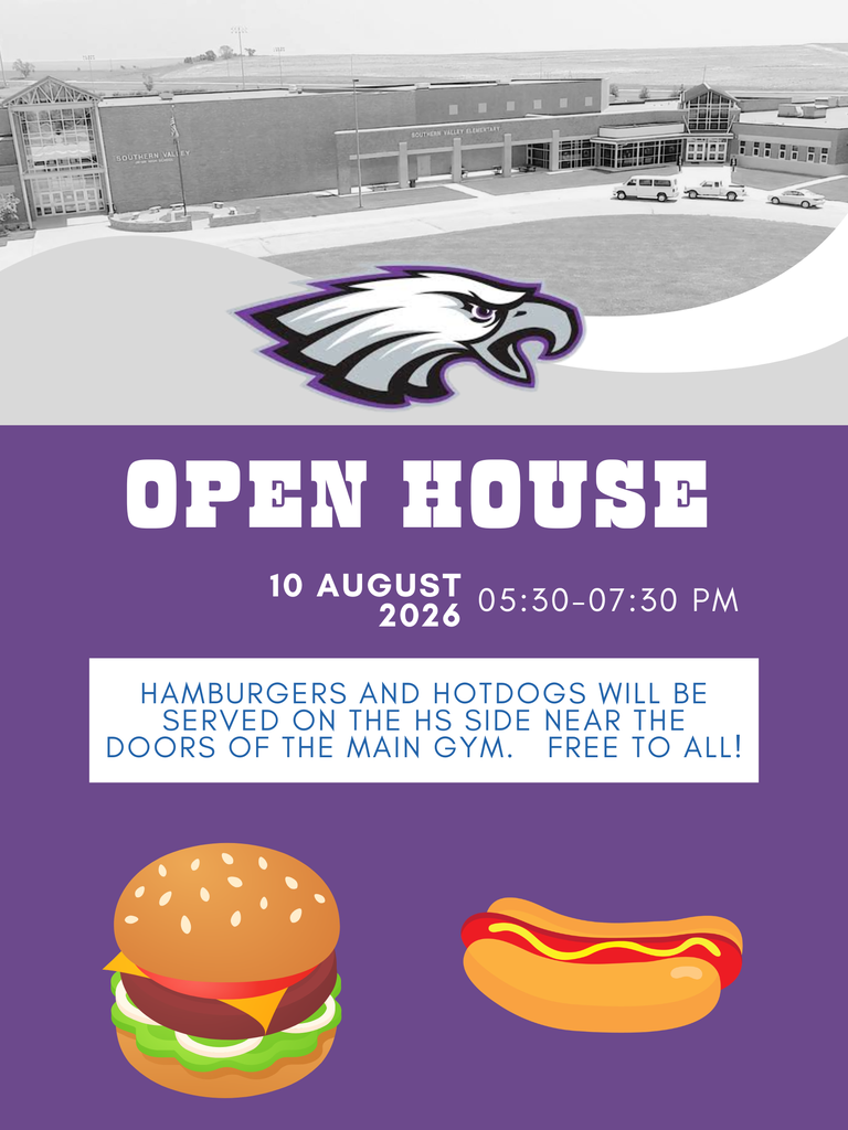 Come out to our open house on August 10, 2026 from 5:30-7:30.   Free Hot Dogs and Hamburgers for everyone.    See you then!!!