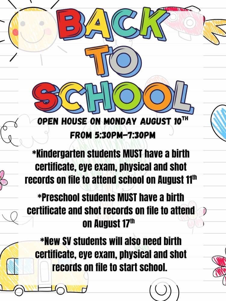 back to school requirements 