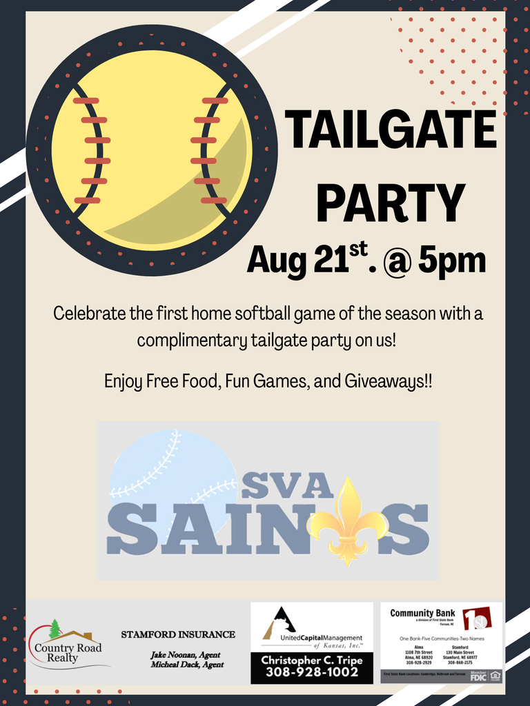 2026 tailgate party flyer