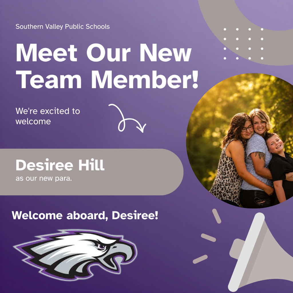 Welcome Desiree Hill to the Southern Valley Team