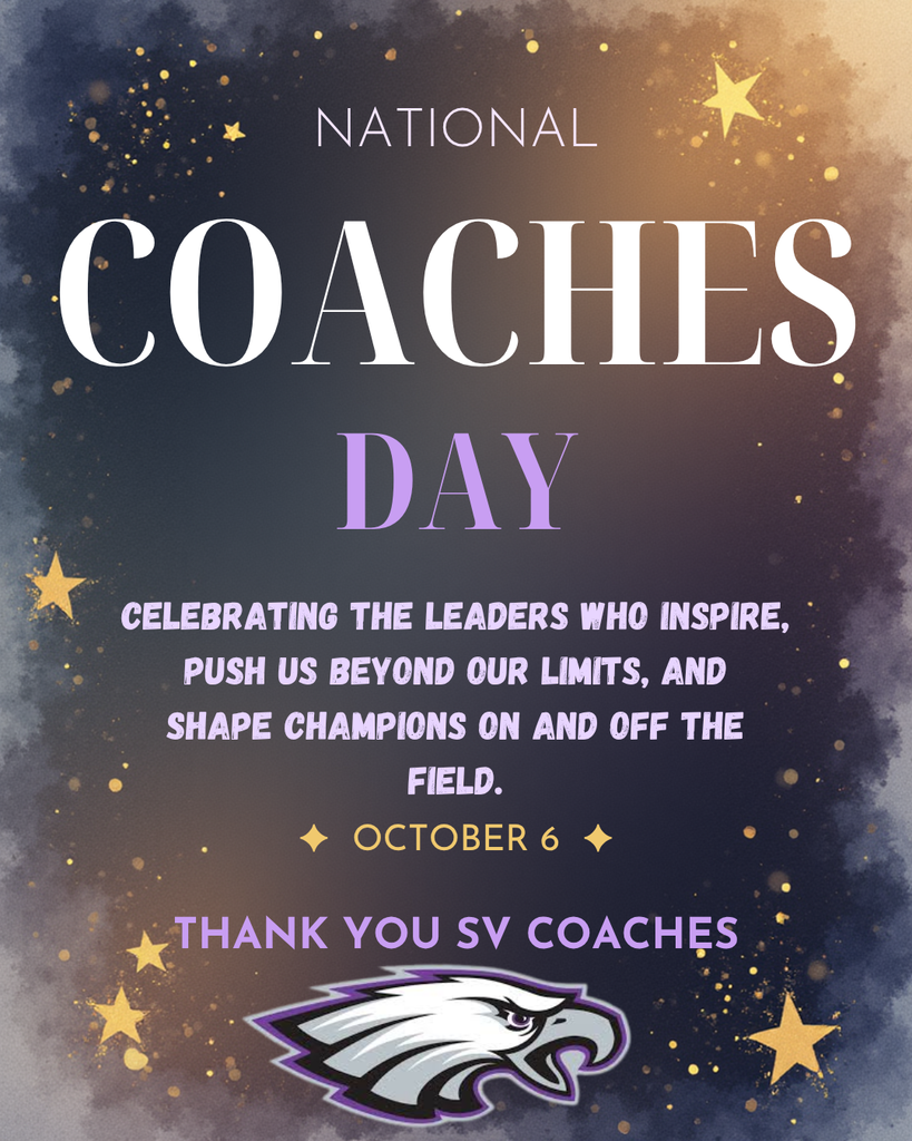Thank you SV Coaches. Happy National Coaches Day!!