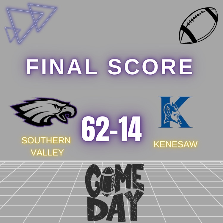 SV 62, Kenesaw 14. Football Final Score