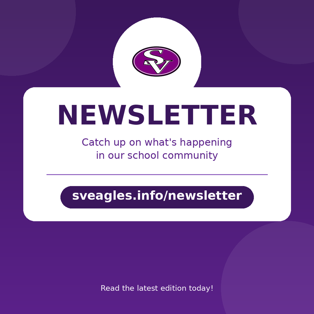 Southern Valley newsletter post with corrected date for Board Meeting.