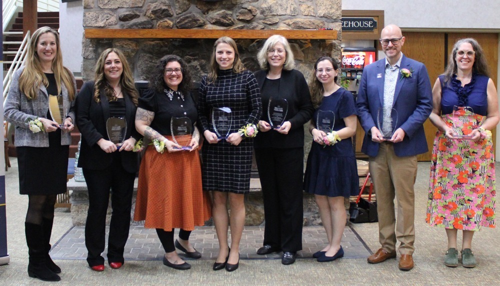 winners of annual technology awards pose for posterity