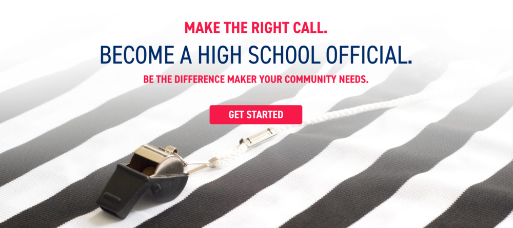 make the right call become a high school official