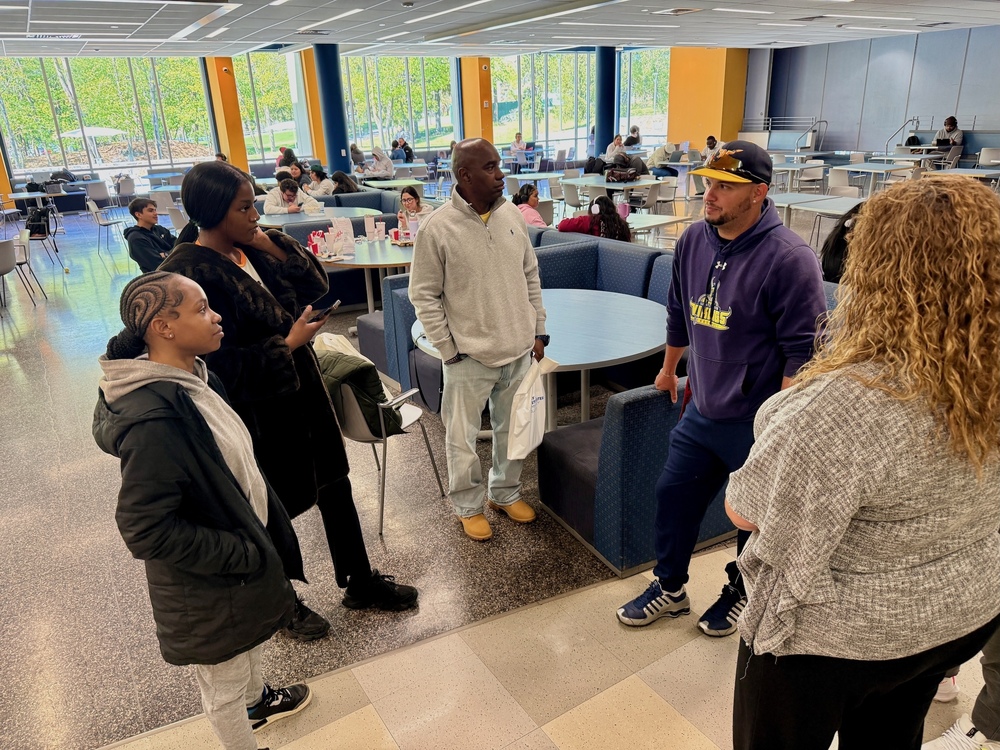 students on college tour met many educators