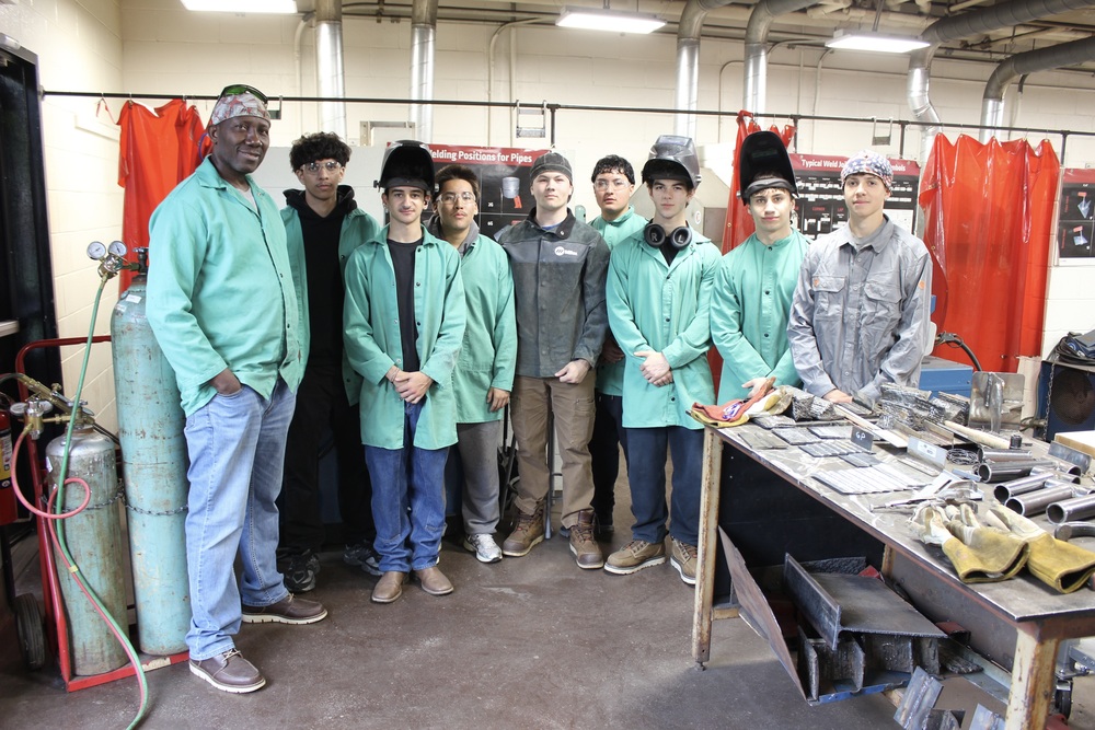 The Welding program at the Center for Career Services is completing its first season.